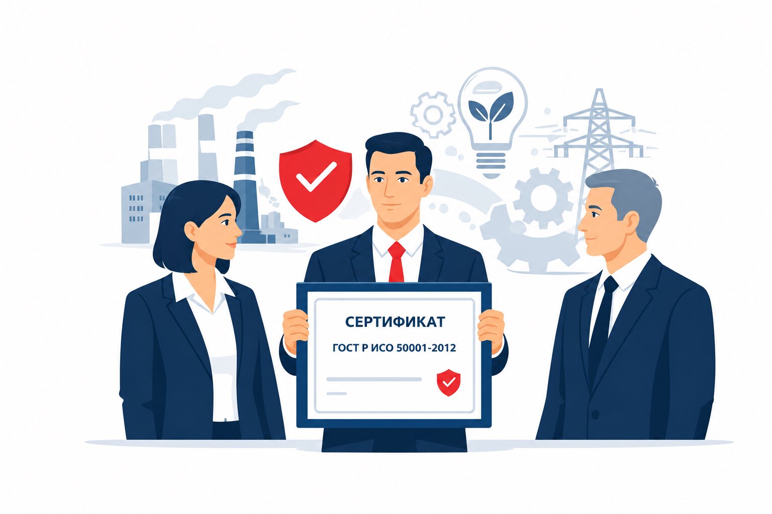 Оформление сертификата ГОСТ Р ИСО 50001-2012 в Саранске и по всей республике Мордовия
